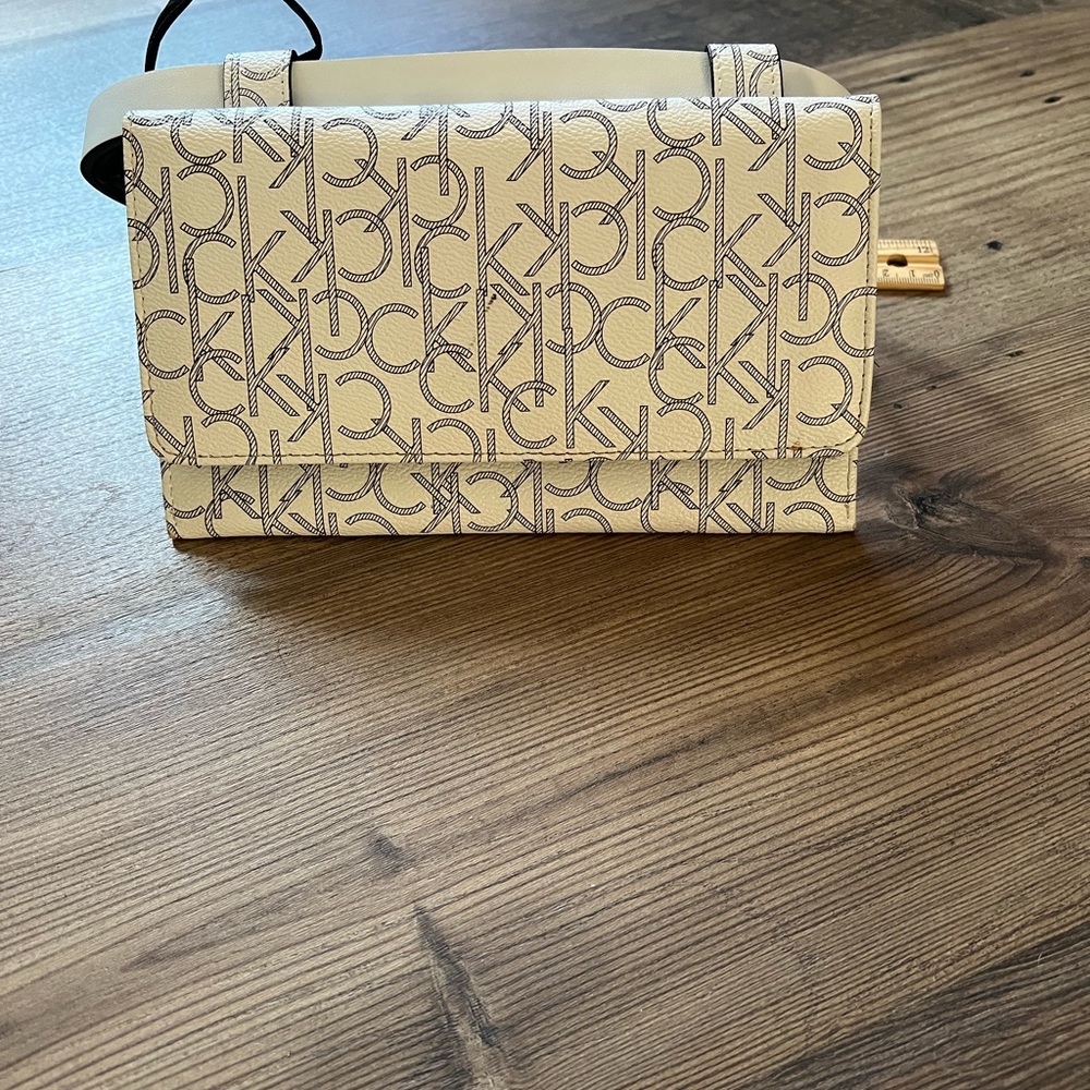 Calvin Klein Monogram Faux Leather Belt bag/Fanny pack
